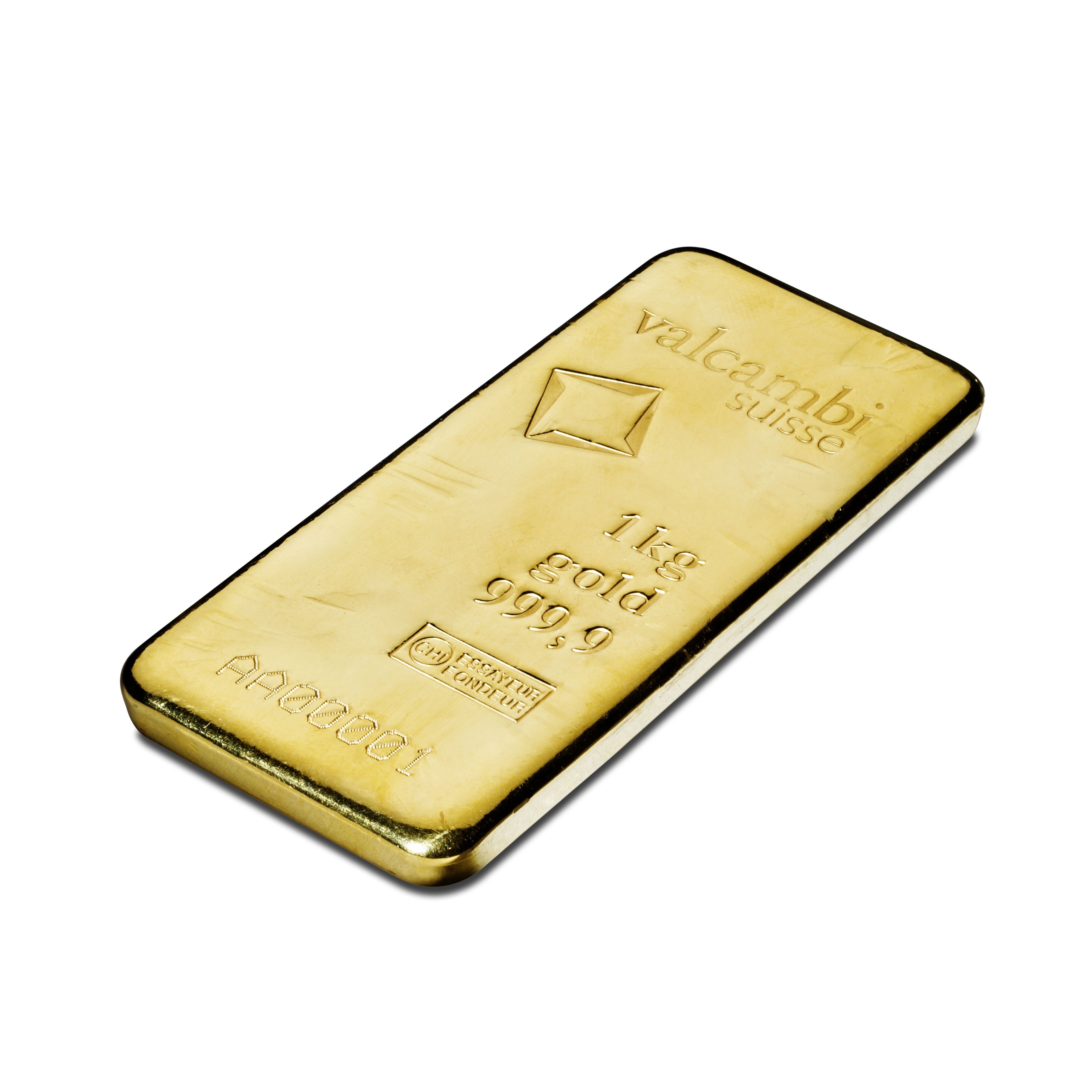 1 Kilo Cast Gold bar (999,9) Valcambi