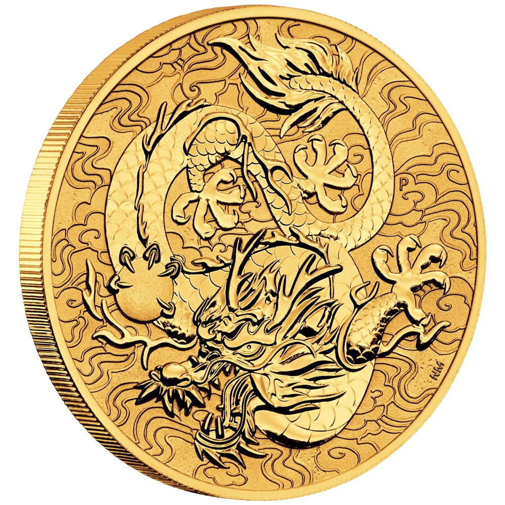 1 oz 2022 Dragon Gold Bullion Coin