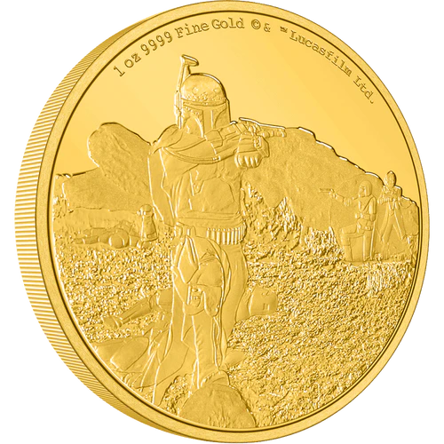 1 oz 2022 Niue The Mandalorian Classic Boba Fett Gold Coin