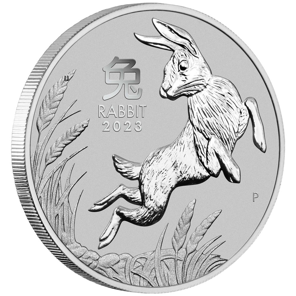 1 oz 2023 Australian Lunar Series III Year of the Rabbit Platinum Bullion Coin