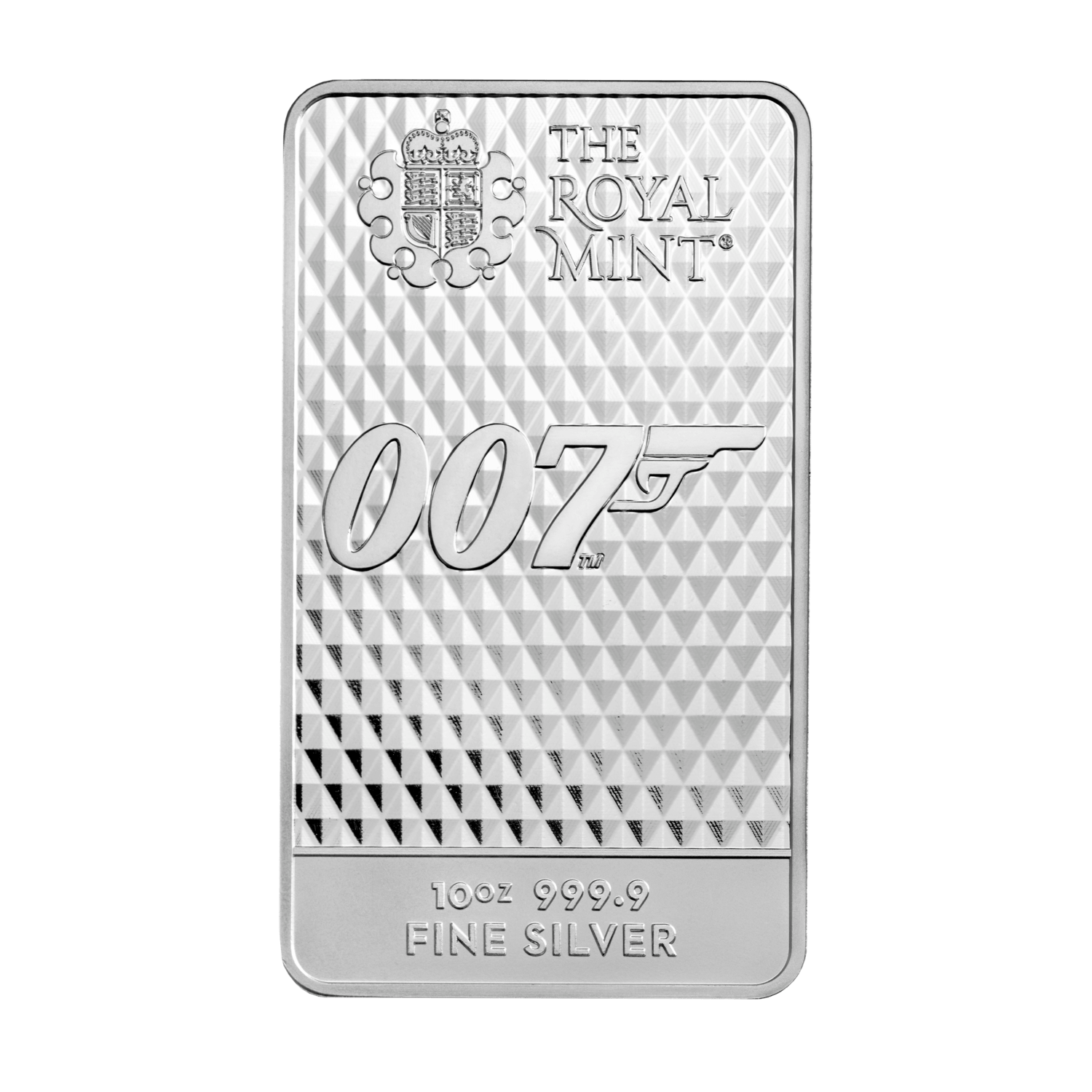 10 oz Minted Silver bar James Bond Diamonds Are Forever