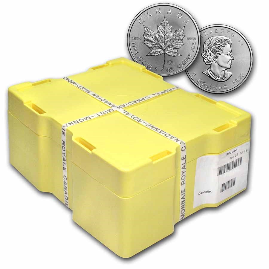 1 oz 2022 Canadian Silver Maple Leaf Monster Box (500 Coins)