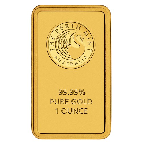 1 oz Minted Gold bar The Perth Mint