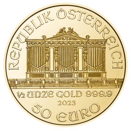 1/2 oz 2023 Gold Vienna Philharmonic