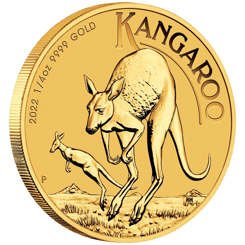 1/4 oz 2022 Australian Kangaroo Gold