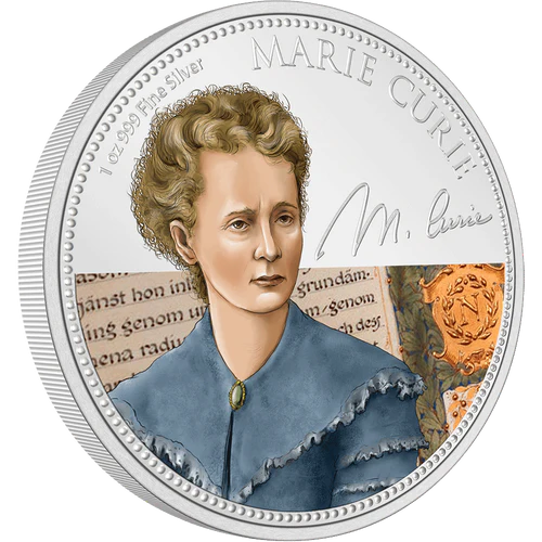 1 oz 2022 Niue Women in History Marie Curie Silver Coin