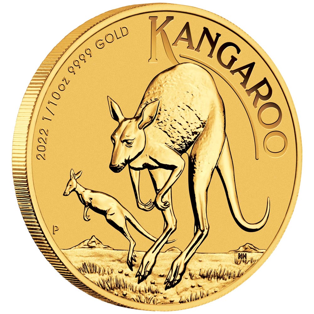 1/10 oz 2022 Australian Kangaroo Gold