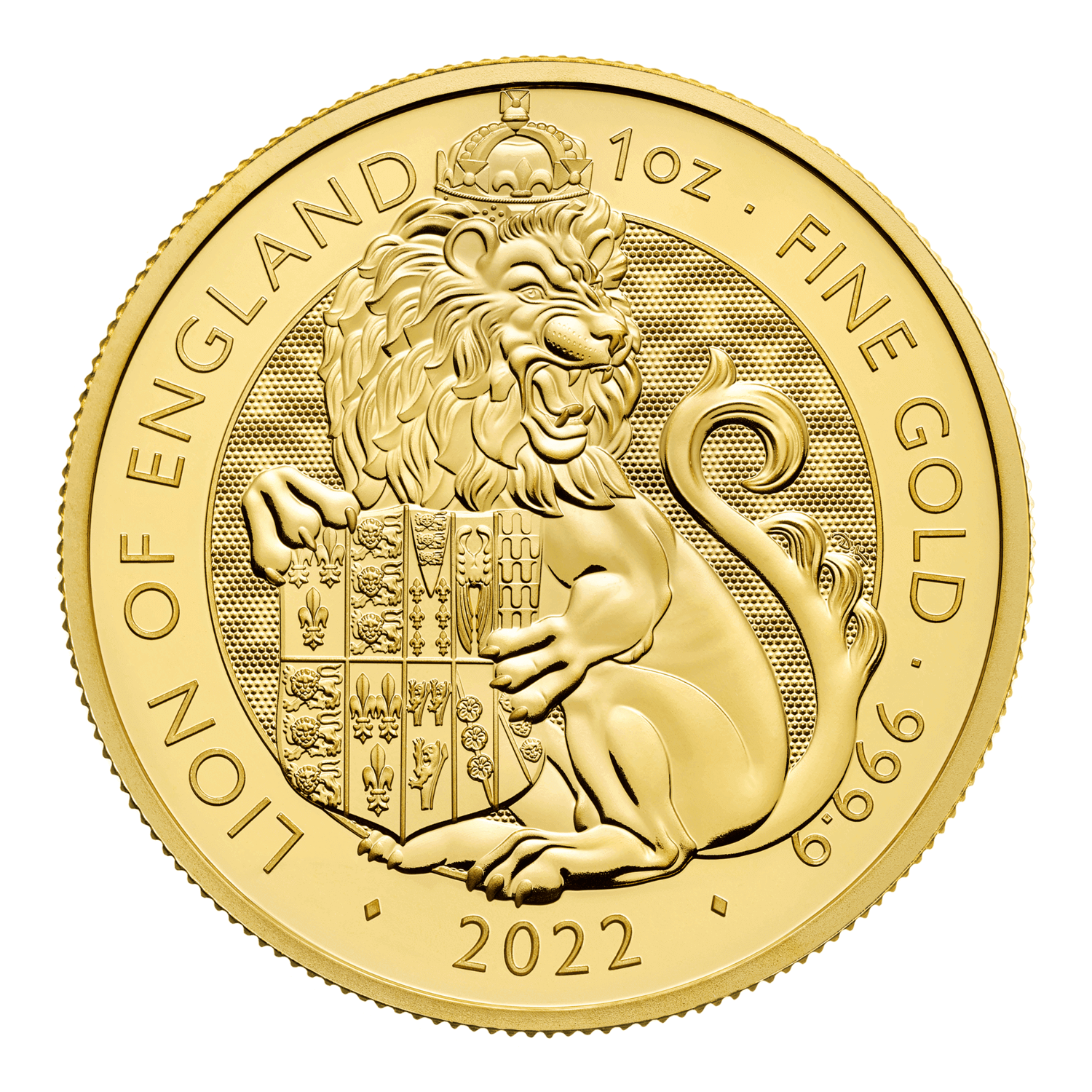 1 oz 2022 Tudor Beasts Gold Lion