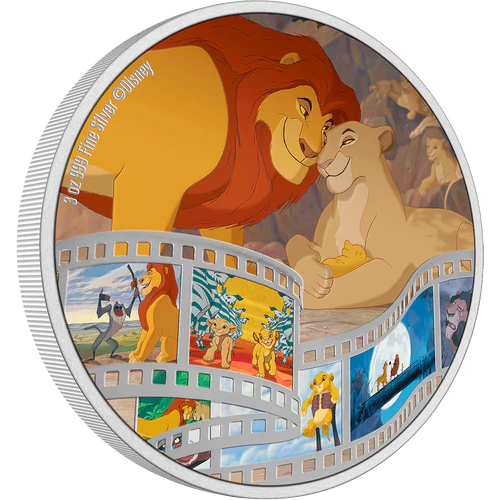 3 oz 2022 Niue Disney Cinema Masterpieces The Lion King Silver Coin