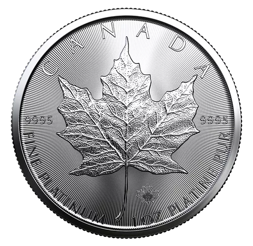 1 oz Canadian Platinum Maple Leaf Coin (Random Year)