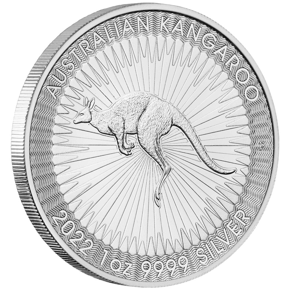 1 oz 2022 Australian Kangaroo Silver in Tube (25 Coins)