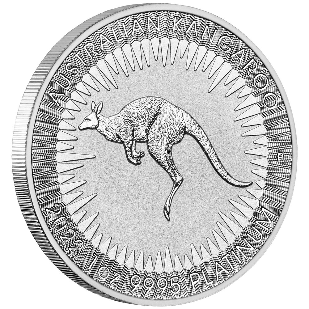 1 oz 2022 Australian Kangaroo Platinum Bullion Coin