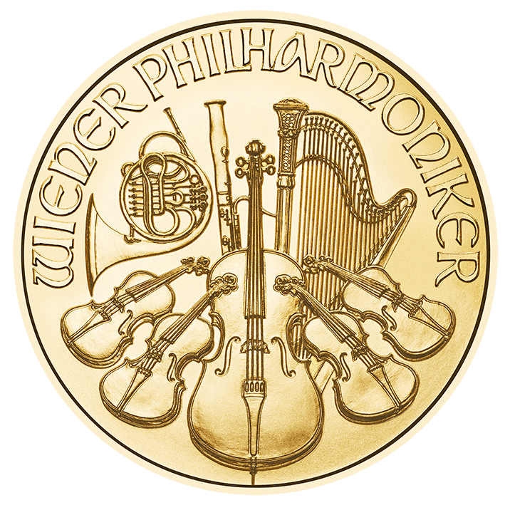 1/10 oz Gold Vienna Philharmonic (Random Year)