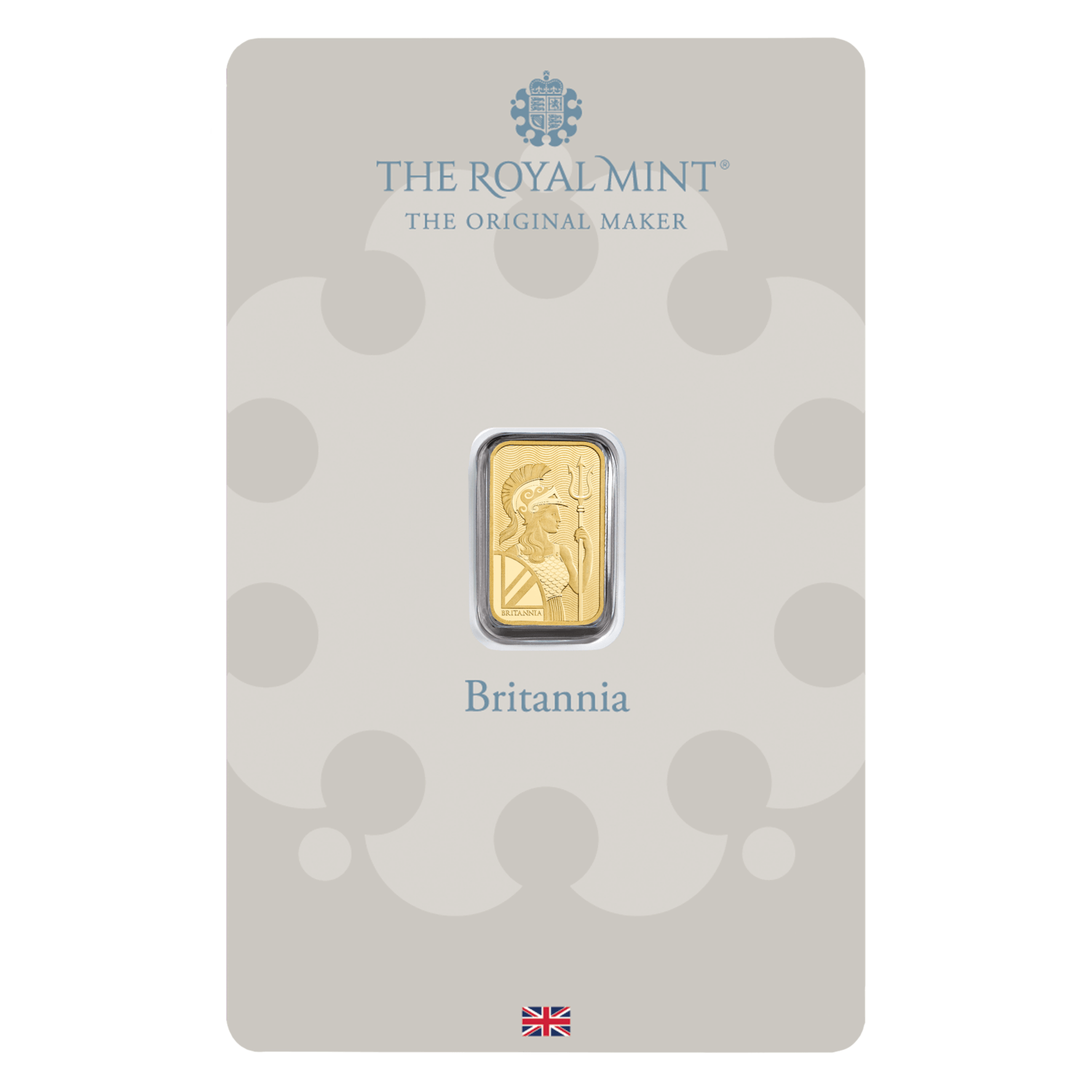 1 g Minted Gold bar Britannia